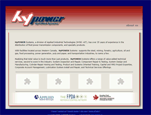Tablet Screenshot of hypower.com